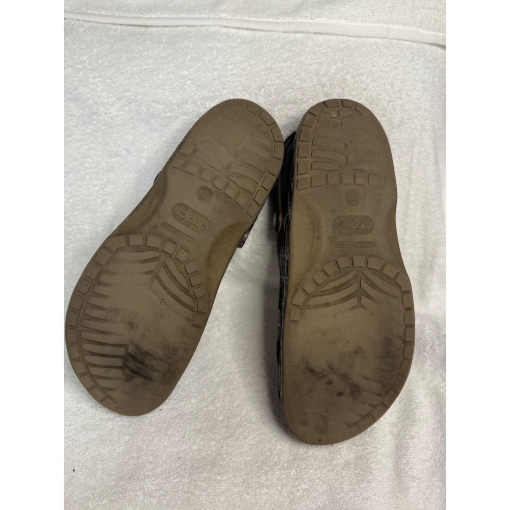CROCS Outdoor Strap Camo Print Men's Size 15 summer hunting - Picture 2 of 4